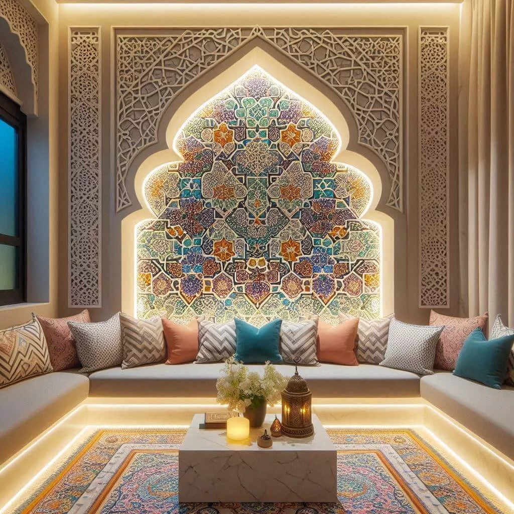 Suudi ev mihrap dekorasyonu (1)	